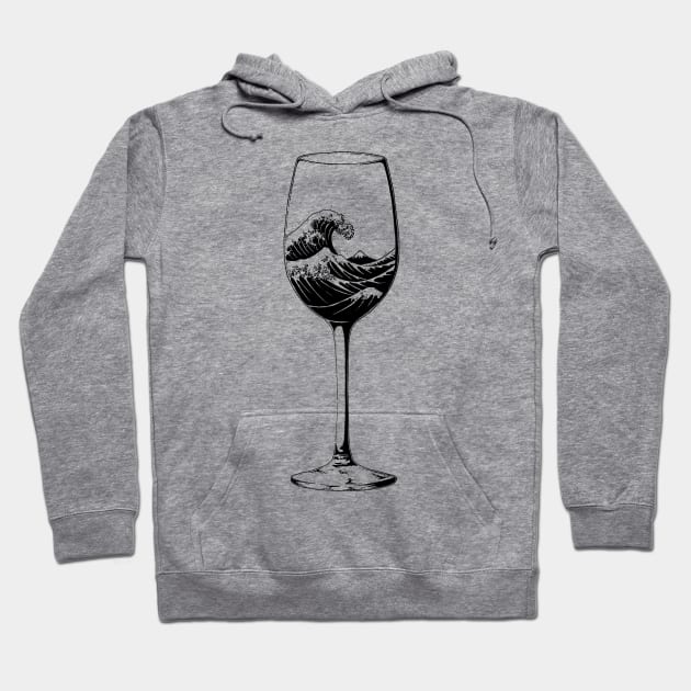 wine Hoodie by rudoi